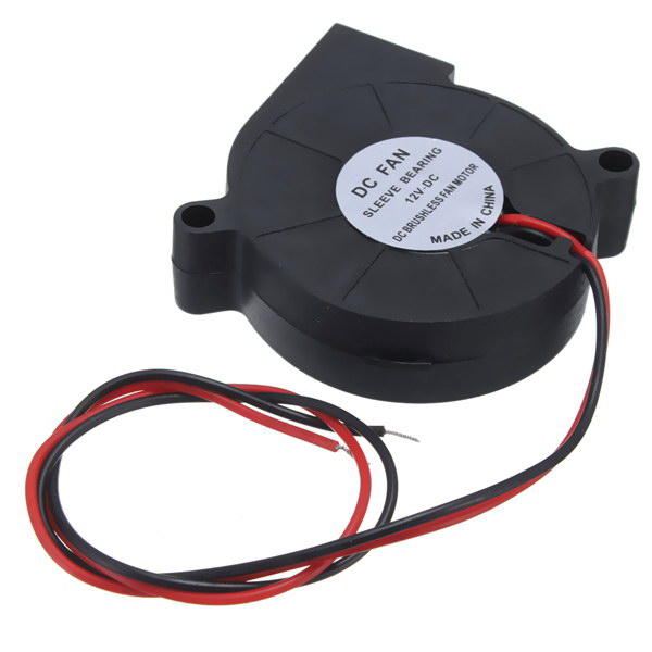 3Pcs 3D Printer 12V DC 50mm*50mm Blow Radial Cooling Fan COD